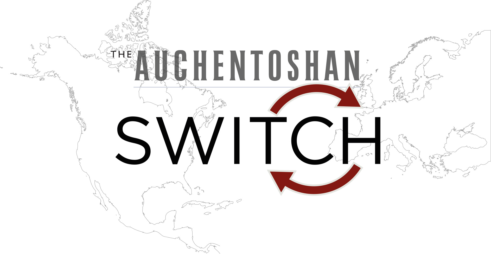 Auchentoshan Switch-Logo with countries